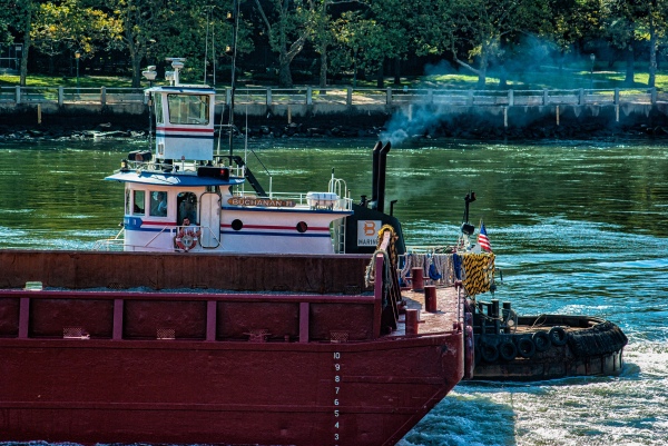 Tugboat Up The River-