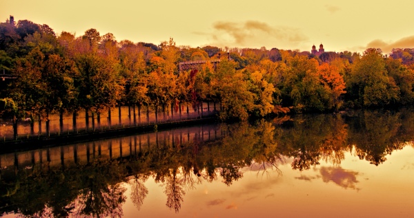 River Sunset-